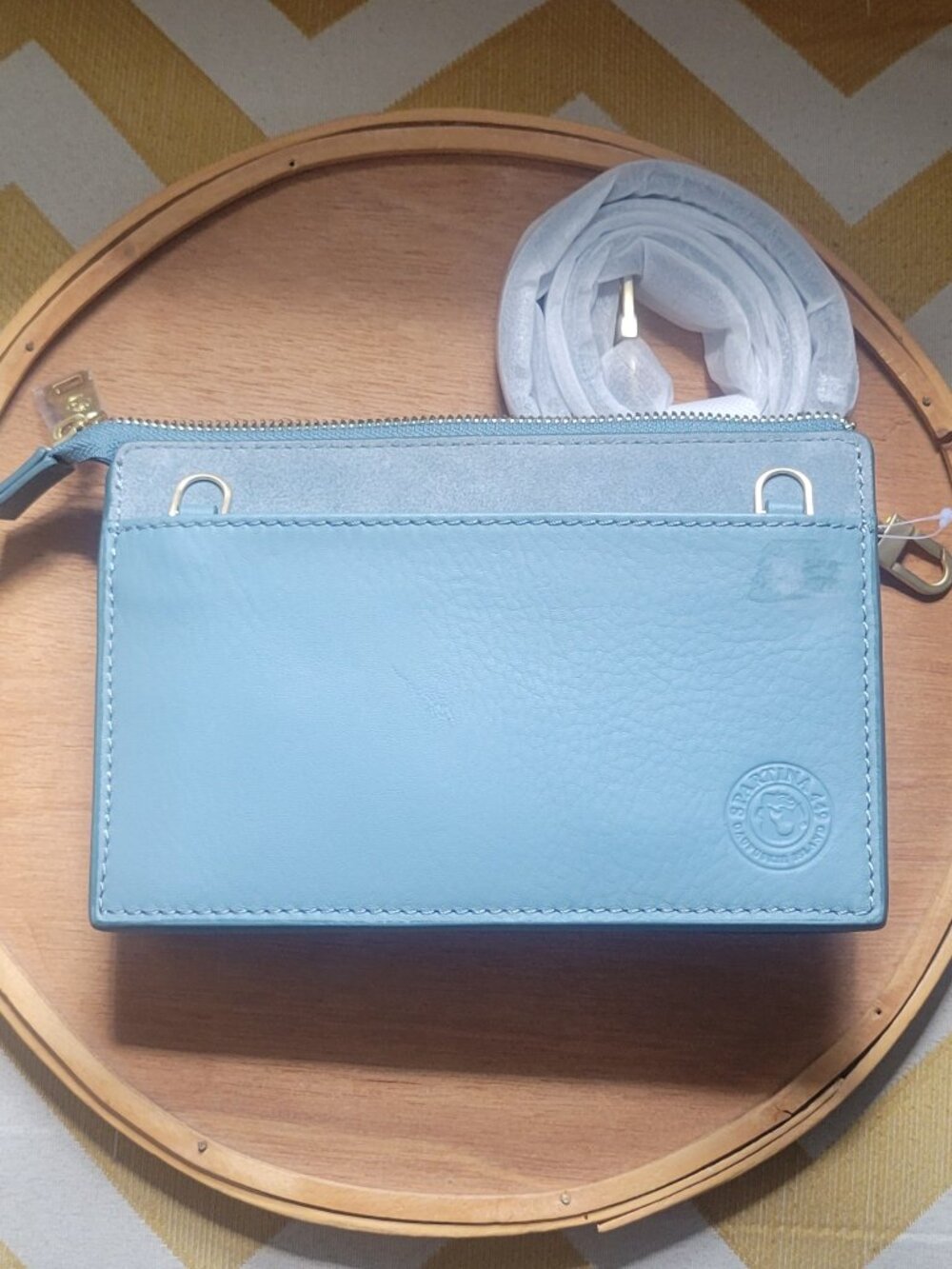 Spartina 449 Siren Lindsay Phone Crossbody - Slate Blue - Picture 4 of 15